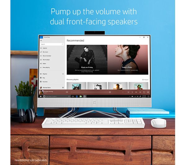 HP 24-df1043na 23.8" All-in-One PC - Intel® Core™ i5 256 GB SSD White