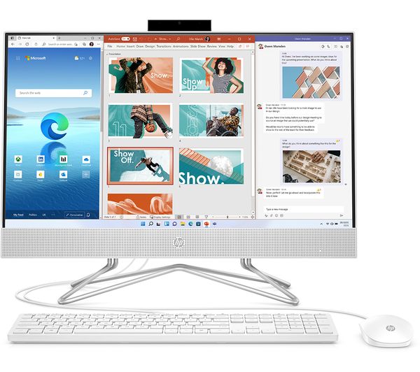 HP 24-df1043na 23.8" All-in-One PC - Intel® Core™ i5 256 GB SSD White