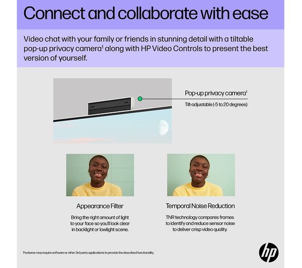HP 27-cr0024na 27" All-in-One PC - Intel® Core™ i7 512 GB SSD White