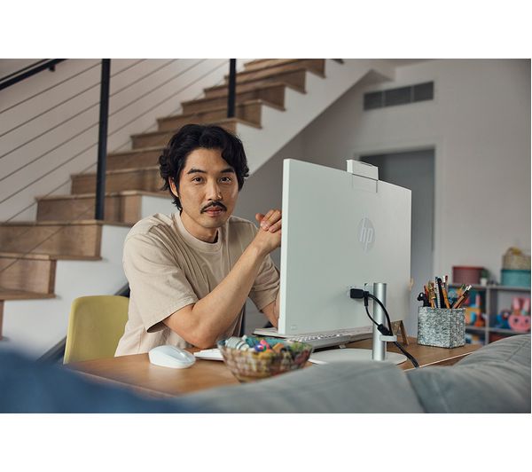 HP 27-cr0024na 27" All-in-One PC - Intel® Core™ i7 512 GB SSD White