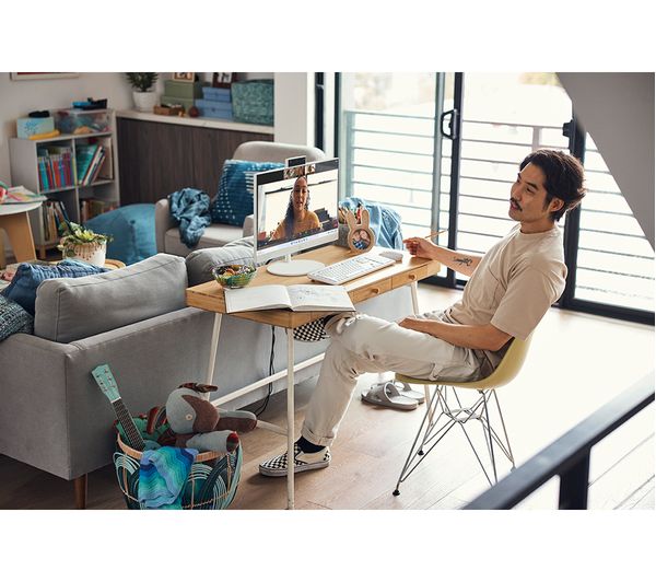 HP 27-cr0024na 27" All-in-One PC - Intel® Core™ i7 512 GB SSD White