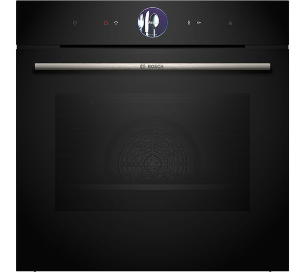 BOSCH Series 8 HSG7364B1B Electric Steam Smart Oven - Black