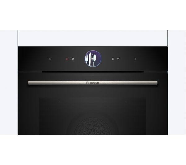 BOSCH Series 8 HSG7364B1B Electric Steam Smart Oven - Black