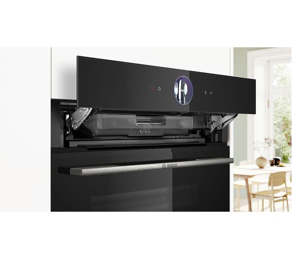 BOSCH Series 8 HSG7364B1B Electric Steam Smart Oven - Black