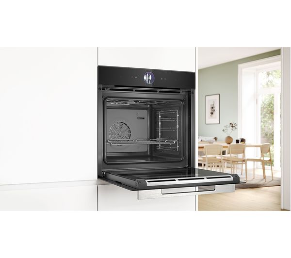BOSCH Series 8 HSG7364B1B Electric Steam Smart Oven - Black