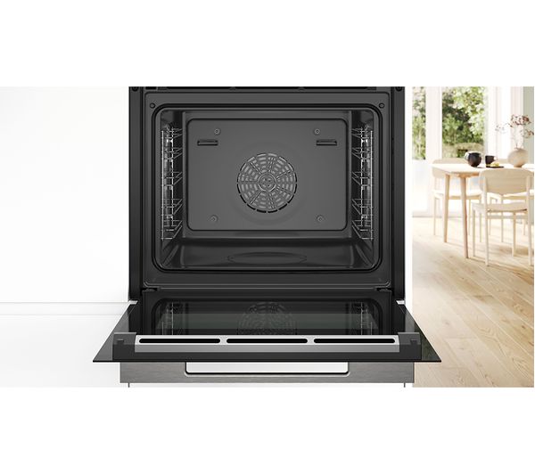 BOSCH Series 8 HSG7364B1B Electric Steam Smart Oven - Black
