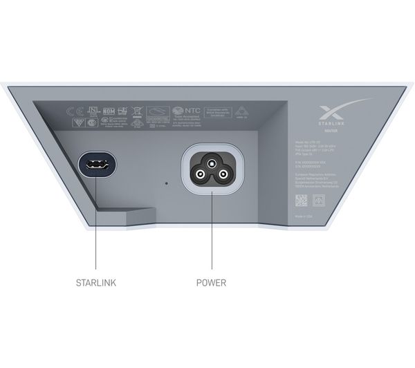 STARLINK Standard Satellite Antenna & WiFi Router Kit - Dual-band