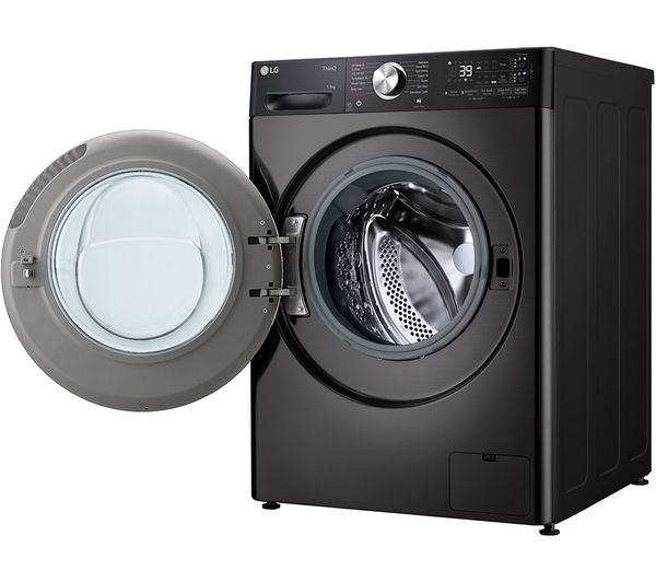 LG EZDispense F4Y913BCTA1 WiFi-enabled 13 kg 1400 Spin Washing Machine - Black