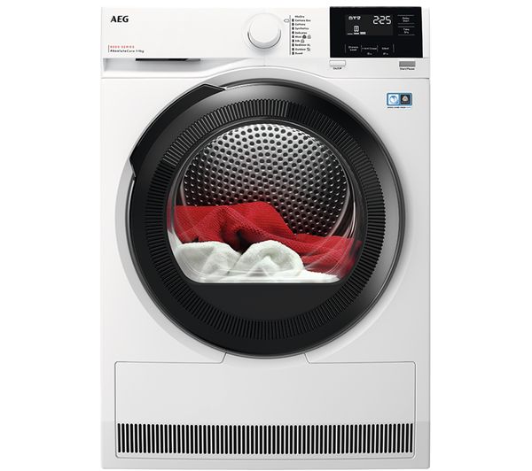 AEG Series 8000 TR819P4B 9 kg Heat Pump Tumble Dryer - White