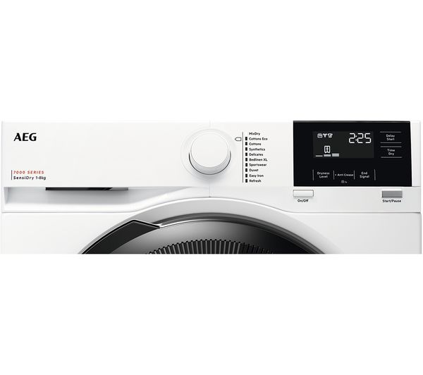 AEG Series 8000 TR819P4B 9 kg Heat Pump Tumble Dryer - White