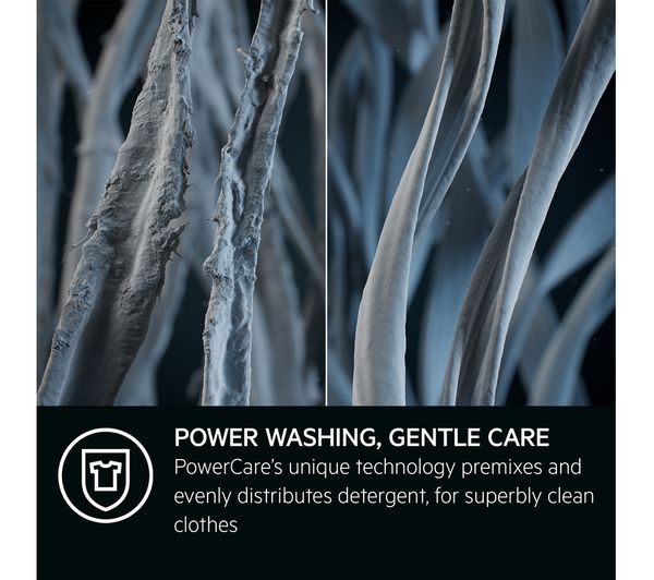 AEG PowerCare LFR84146UC 10 kg 1400 Spin Washing Machine - White