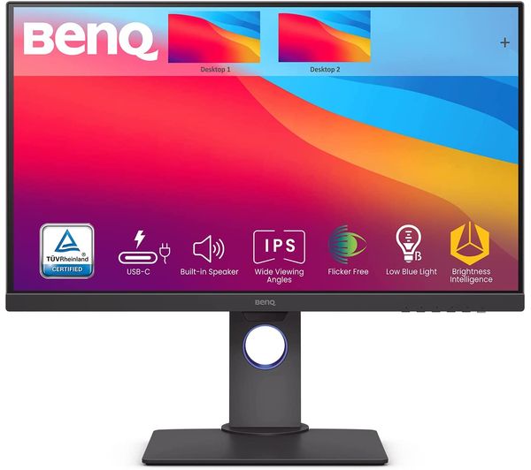 BENQ PD2705Q Quad HD 27" IPS Monitor - Black