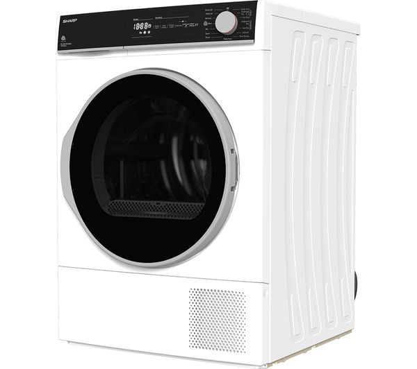 SHARP KD-NHH0S7GW21-EN 10 kg Heat Pump Tumble Dryer - White