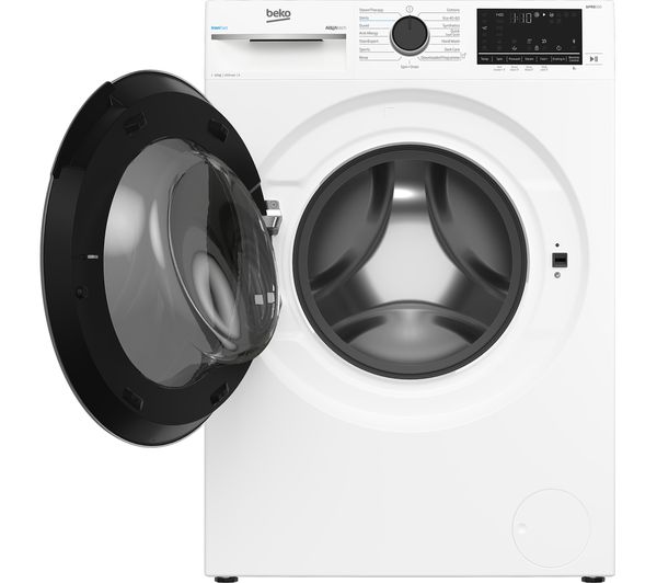 BEKO Pro AquaTech B5W1241AW Bluetooth 12 kg 1400 Spin Washing Machine - White