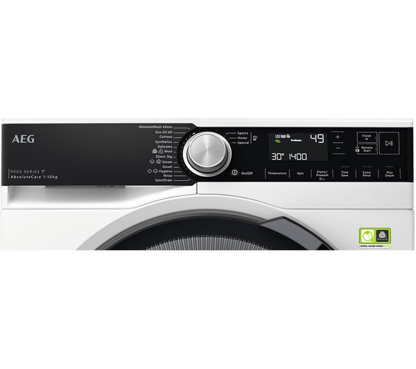 AEG 9000 AbsoluteCare LFR95146WS WiFi-enabled 10 kg 1400 rpm Washing Machine - White