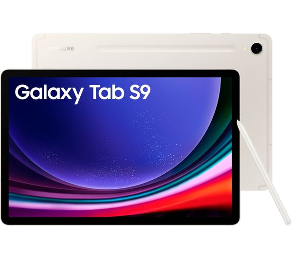 SAMSUNG Galaxy Tab S9 11" Tablet - 128 GB Beige