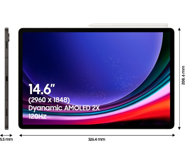SAMSUNG Galaxy Tab S9 Ultra 14.6" Tablet - 256 GB Beige
