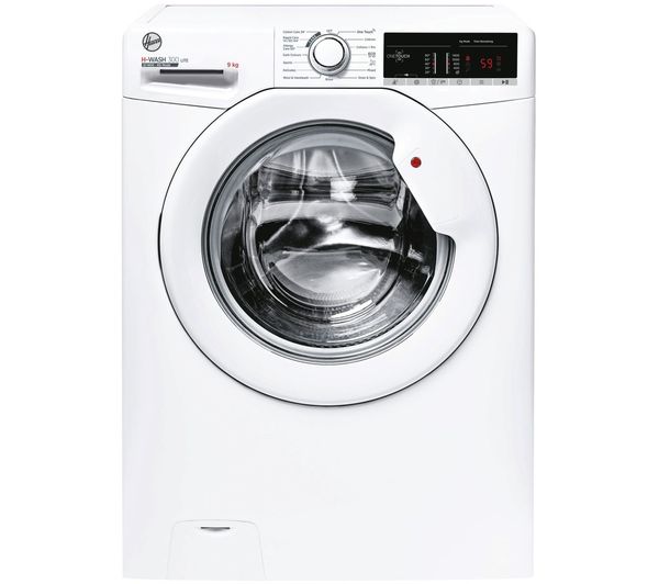 HOOVER H-WASH 300 LITE H3W 49TA4 1-80 NFC 9 kg 1400 Spin Washing Machine - White