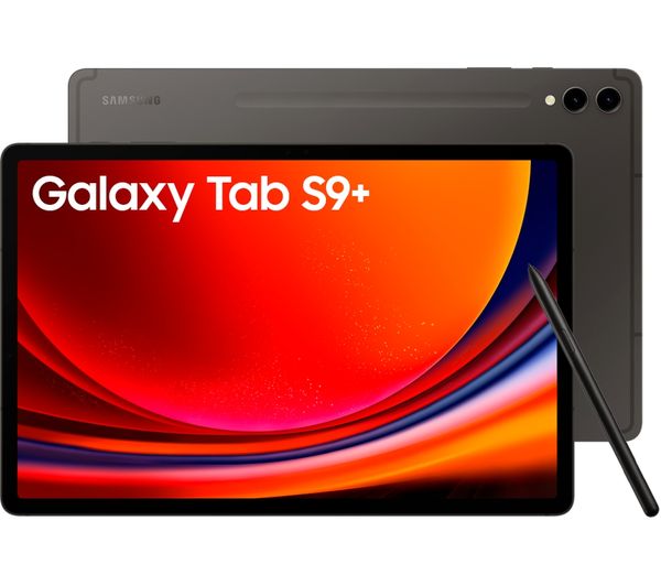 SAMSUNG Galaxy Tab S9+ 12.4" 5G Tablet - 512 GB Graphite