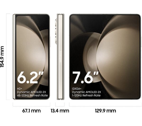 SAMSUNG Galaxy Z Fold5 - 512 GB Cream