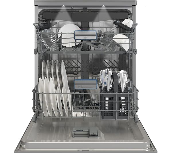BEKO Pro BDFN36650CX Full-size WiFi-enabled Dishwasher - Stainless Steel