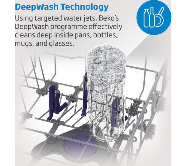BEKO Pro BDFN36650CX Full-size WiFi-enabled Dishwasher - Stainless Steel