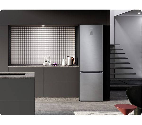 SAMSUNG Series 5 SpaceMax RB38C606DS9 EU Smart 70 30 Fridge Freezer - Matte Stainless