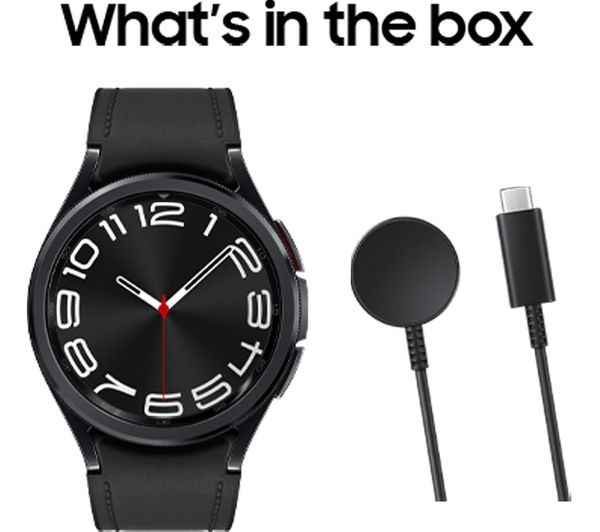 SAMSUNG Galaxy Watch6 Classic BT with Bixby - Black 43 mm