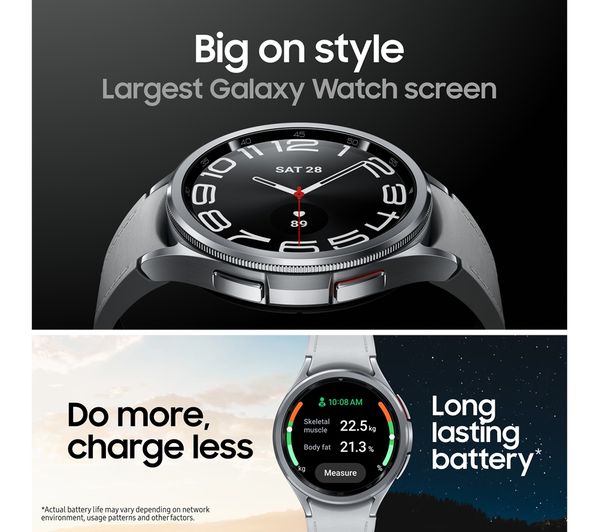 SAMSUNG Galaxy Watch6 Classic BT with Bixby - Black 43 mm