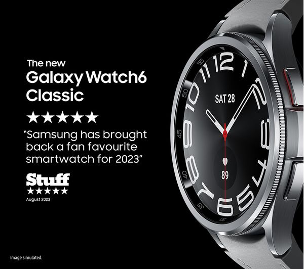 SAMSUNG Galaxy Watch6 Classic BT with Bixby - Black 43 mm