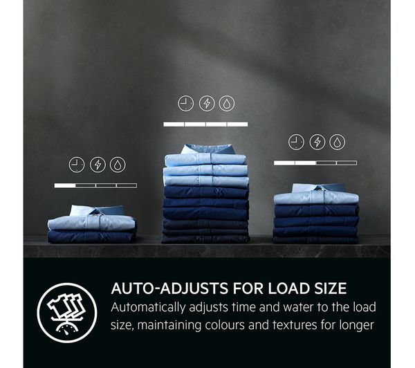 AEG 7000 Series ProSteam LF7C8636BI Integrated 8 kg 1600 Spin Washing Machine