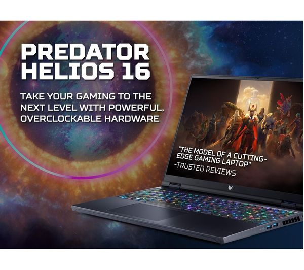 ACER Predator Helios 16" Gaming Laptop - Intel® Core™ i9 RTX 4070 1 TB SSD