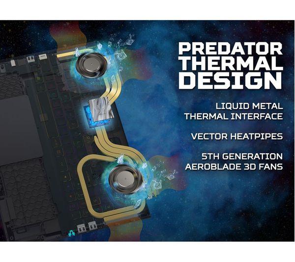 ACER Predator Helios 16" Gaming Laptop - Intel® Core™ i9 RTX 4070 1 TB SSD