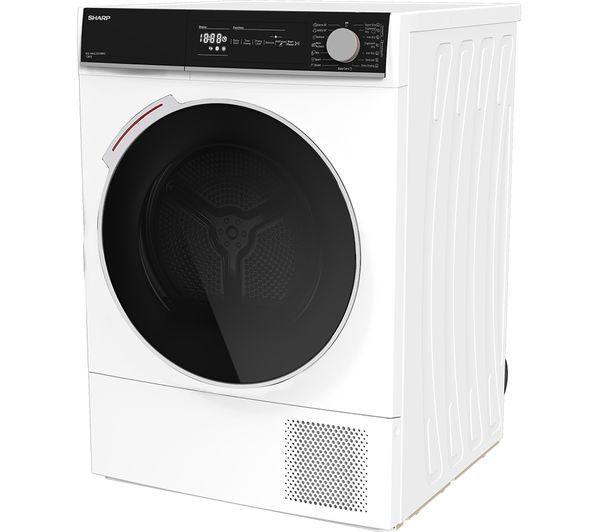 SHARP ES-NHL2S9GW2-EN 12 kg Heat Pump Tumble Dryer - White