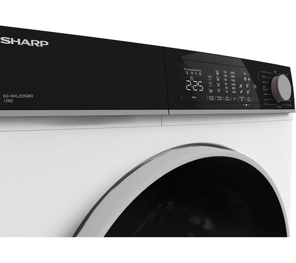 SHARP ES-NHL2S9GW2-EN 12 kg Heat Pump Tumble Dryer - White