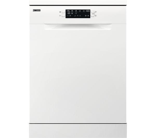ZANUSSI AirDry ZDFN352W1 Full-size Dishwasher - White