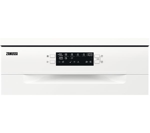 ZANUSSI AirDry ZDFN352W1 Full-size Dishwasher - White