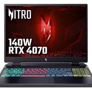 ACER Nitro 16 16" Gaming Laptop - AMD Ryzen 7 RTX 4070 1 TB SSD