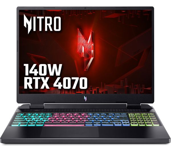 ACER Nitro 16 16" Gaming Laptop - AMD Ryzen 7 RTX 4070 1 TB SSD