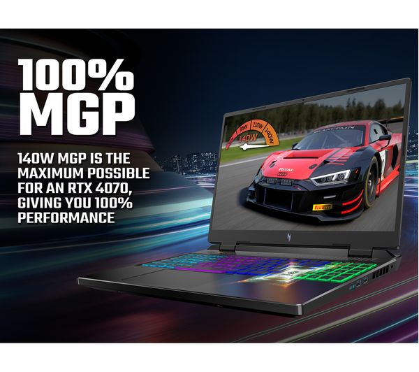 ACER Nitro 16 16" Gaming Laptop - AMD Ryzen 7 RTX 4070 1 TB SSD