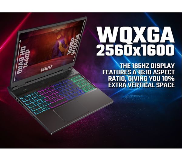 ACER Nitro 16 16" Gaming Laptop - AMD Ryzen 7 RTX 4070 1 TB SSD