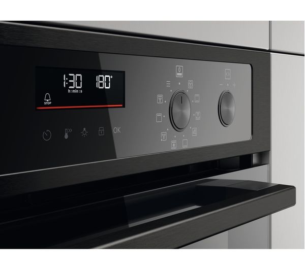 ZANUSSI ZKCNA7KN Electric Double Oven - Black