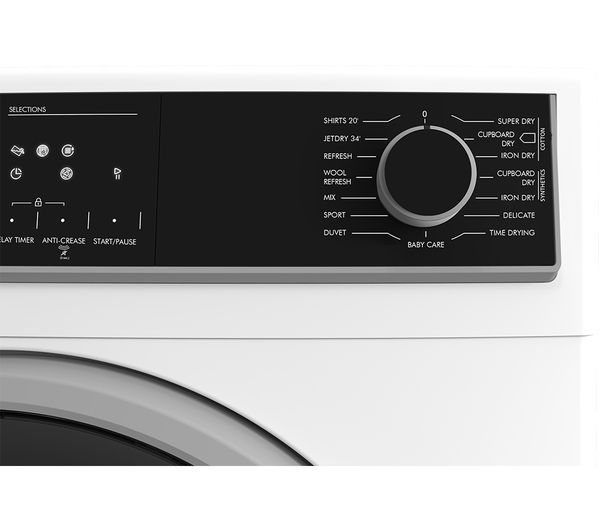 SHARP KD-HHH8S7GW21-EN 8 kg Heat Pump Tumble Dryer - White