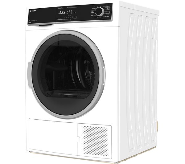 SHARP KD-HHH8S7GW21-EN 8 kg Heat Pump Tumble Dryer - White
