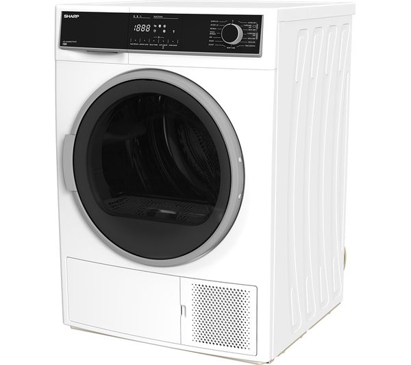SHARP KD-HHH8S7GW21-EN 8 kg Heat Pump Tumble Dryer - White