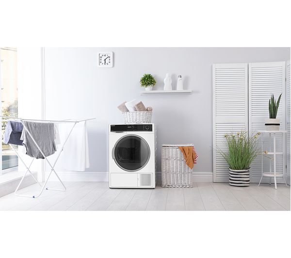 SHARP KD-HHH8S7GW21-EN 8 kg Heat Pump Tumble Dryer - White