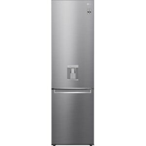 LG NatureFRESH GBF62PZGGN 70 30 Fridge Freezer - Shiny Steel