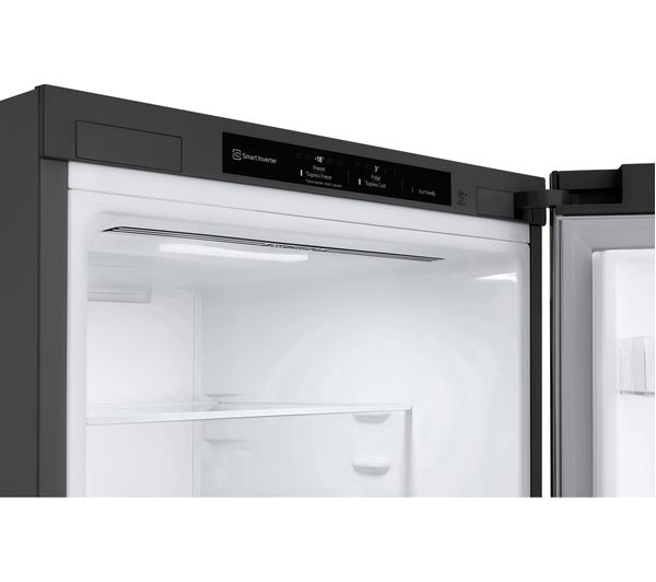 LG NatureFRESH GBF62PZGGN 70 30 Fridge Freezer - Shiny Steel