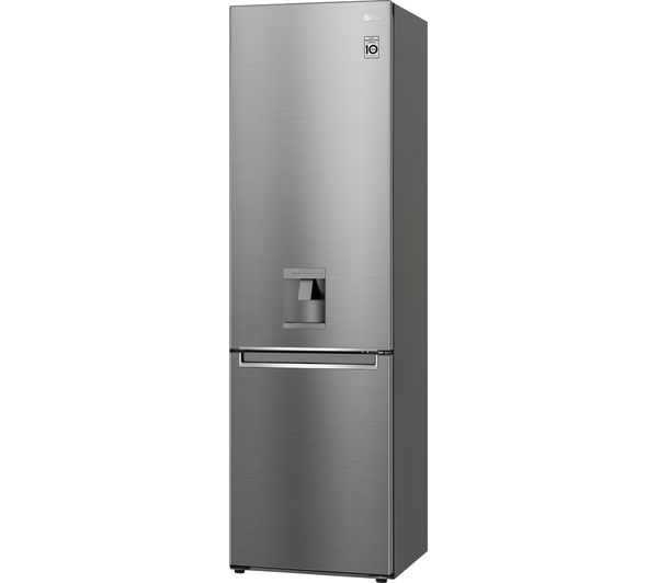 LG NatureFRESH GBF62PZGGN 70 30 Fridge Freezer - Shiny Steel