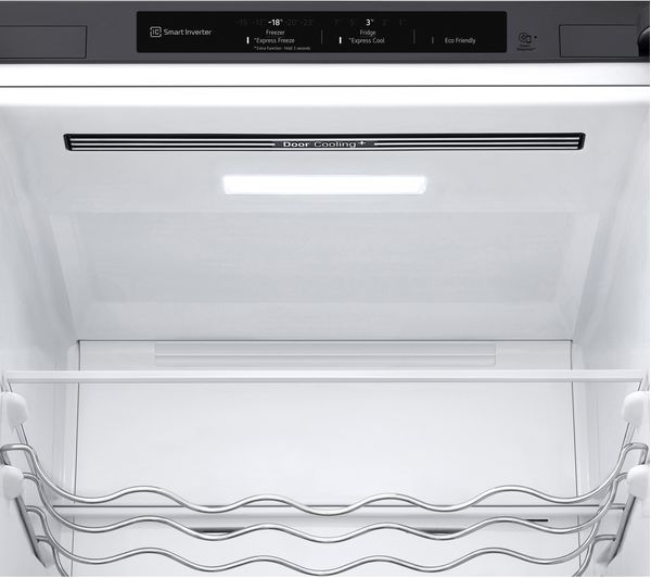LG NatureFRESH GBF62PZGGN 70 30 Fridge Freezer - Shiny Steel